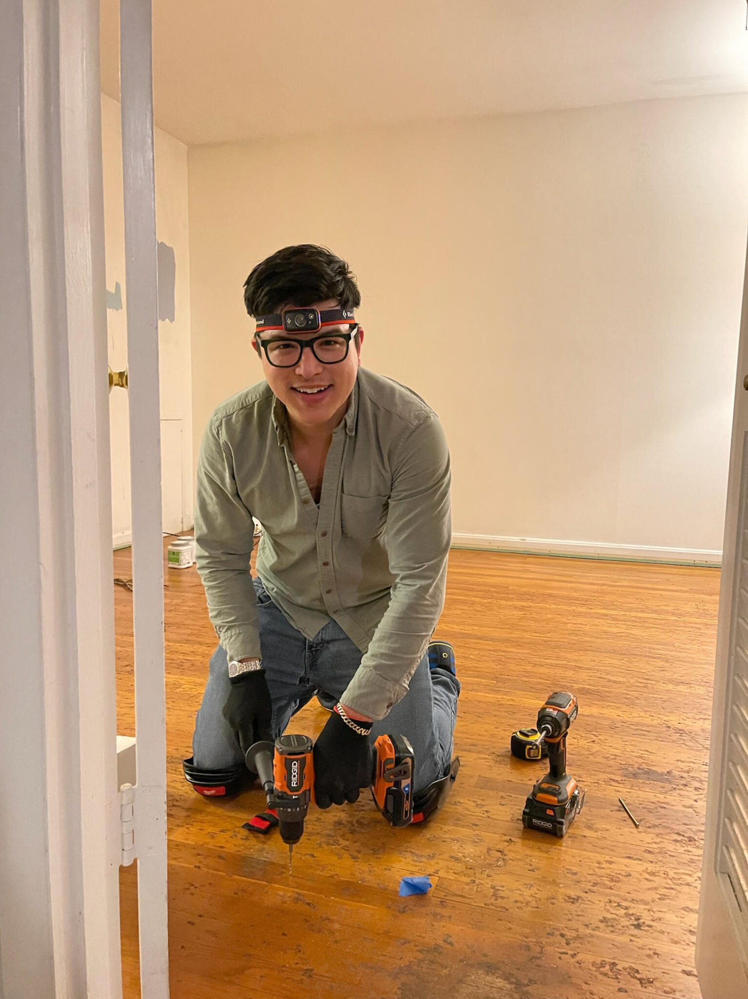 Daniel working